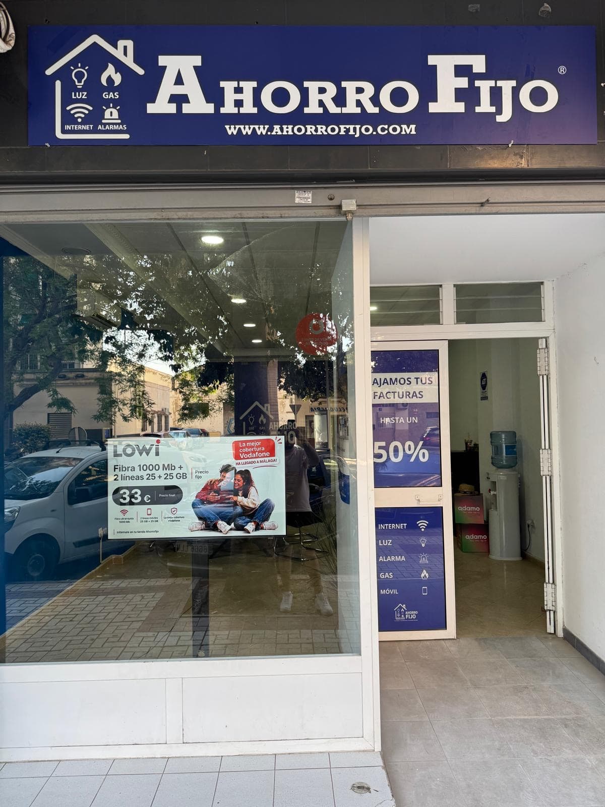 Exterior de una tienda Ahorro Fijo
